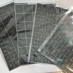 NAIL AIRBRUSH STENCIL BUNDLE